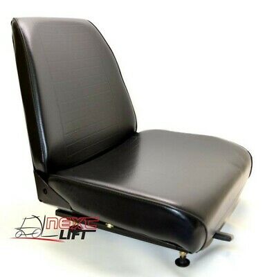 WISE Vinyl Forklift Seat (Mitsubishi) 19.75 x 22.5 x 18.5 by